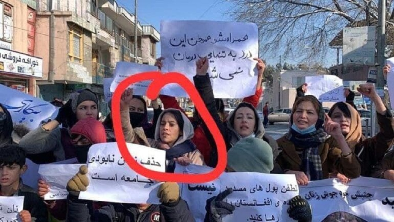 بازداشت یکی دیگر از زنان معترض در کابل