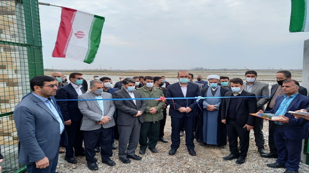 گشایش زمین فوتبال چمن مصنوعی دوغیکلا در شهرستان بابلسر