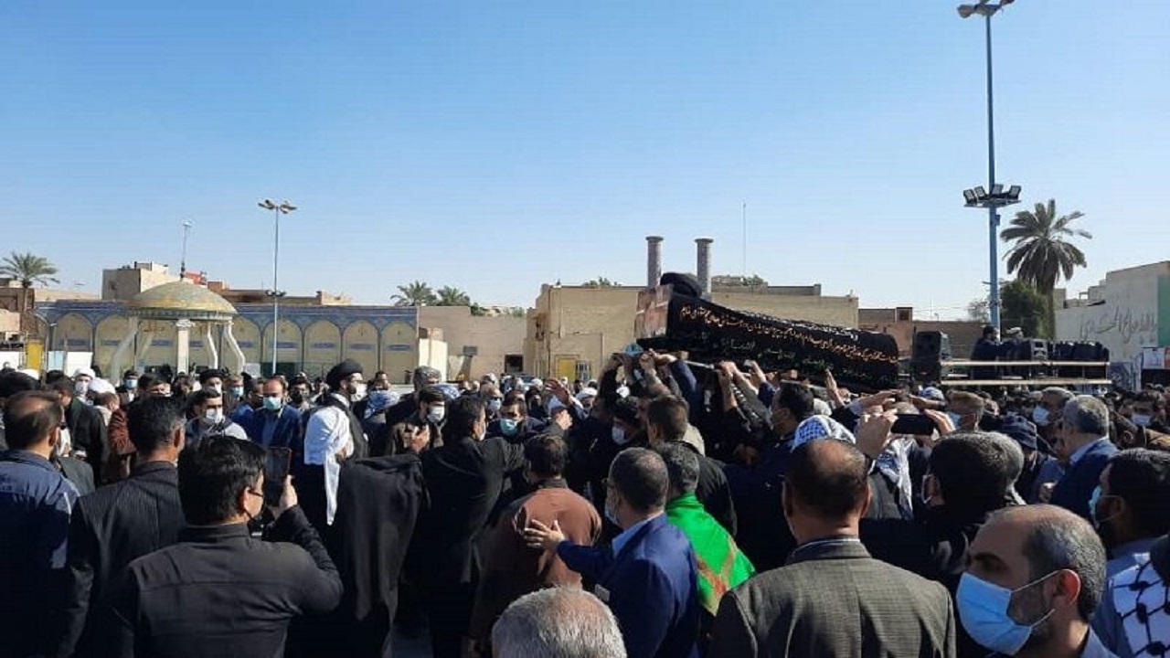 تشییع پیکر مطهر آیت الله سید خضر موسوی در اهواز