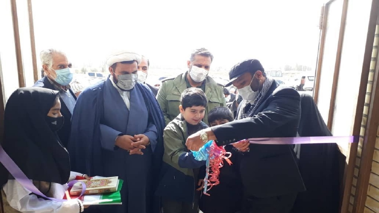 افتتاح مدرسه خیری در مناطق روستایی هیرمند