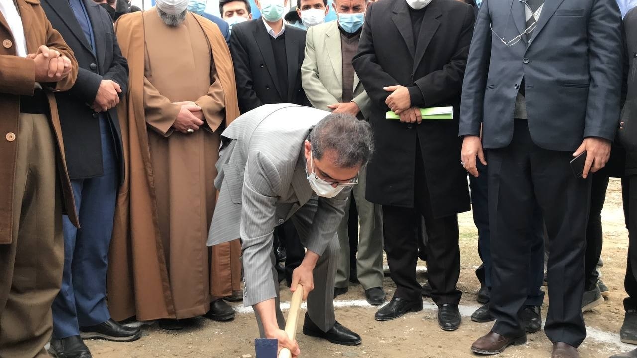 آغاز عملیات اجرایی تصفیه خانه آب شرب کامیاران با حضور استاندار کردستان