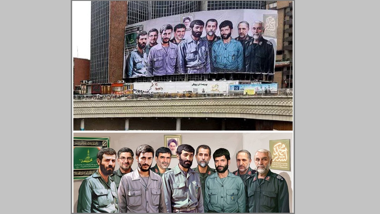 «لشکر دشمن شکن»؛ دیوارنگاره جدید میدان ولی‌عصر (عج) + عکس