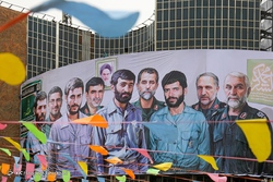 دیوار نگاره جدید میدان ولی عصر (عج)