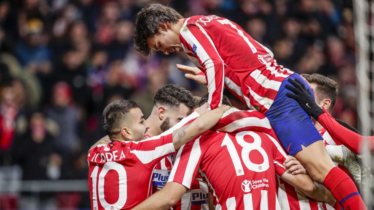 پیروزی تیم فوتبال اتلتیکو مادرید مقابل پامپلونایی‌ها