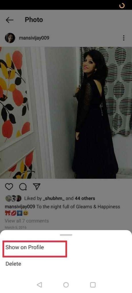 چگونگی بازیابی عکس ها در اینستاگرام
