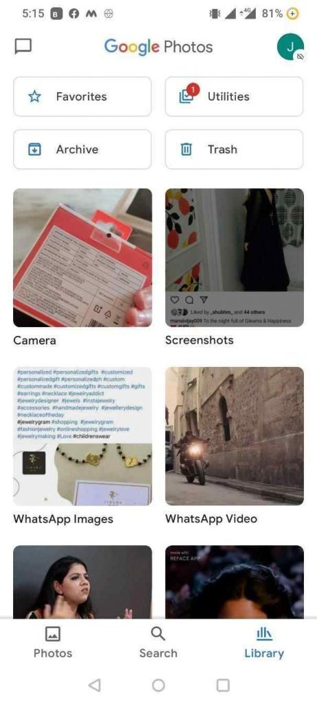 چگونگی بازیابی عکس ها در اینستاگرام