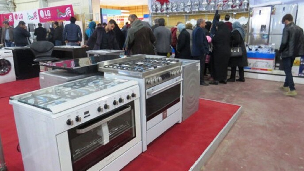 برپایی نمایشگاه لوازم خانگی، صوتی و تصویری در قزوین