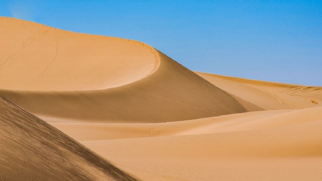 نمایی از کویر کاراکال در دل مرکز ایران + تصاویر