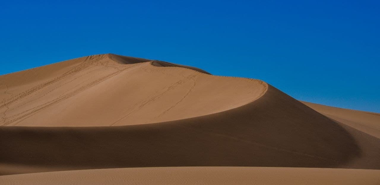نمایی از کویر کاراکال در دل مرکز ایران + تصاویر