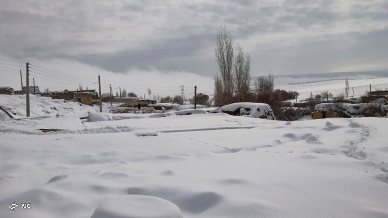 ۸ روستای بخش خلیفان مجدد در برف محصور ماند