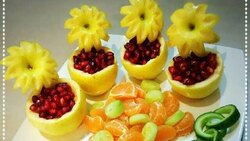 ایده‌هایی برای میوه آرایی + فیلم
