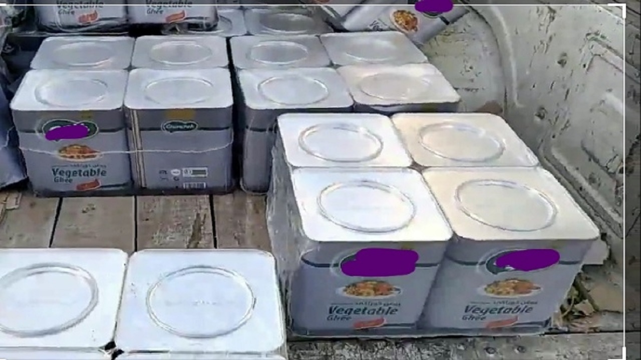 توقیف ۵۰ تُن روغن نباتی قاچاق در سیستان و بلوچستان