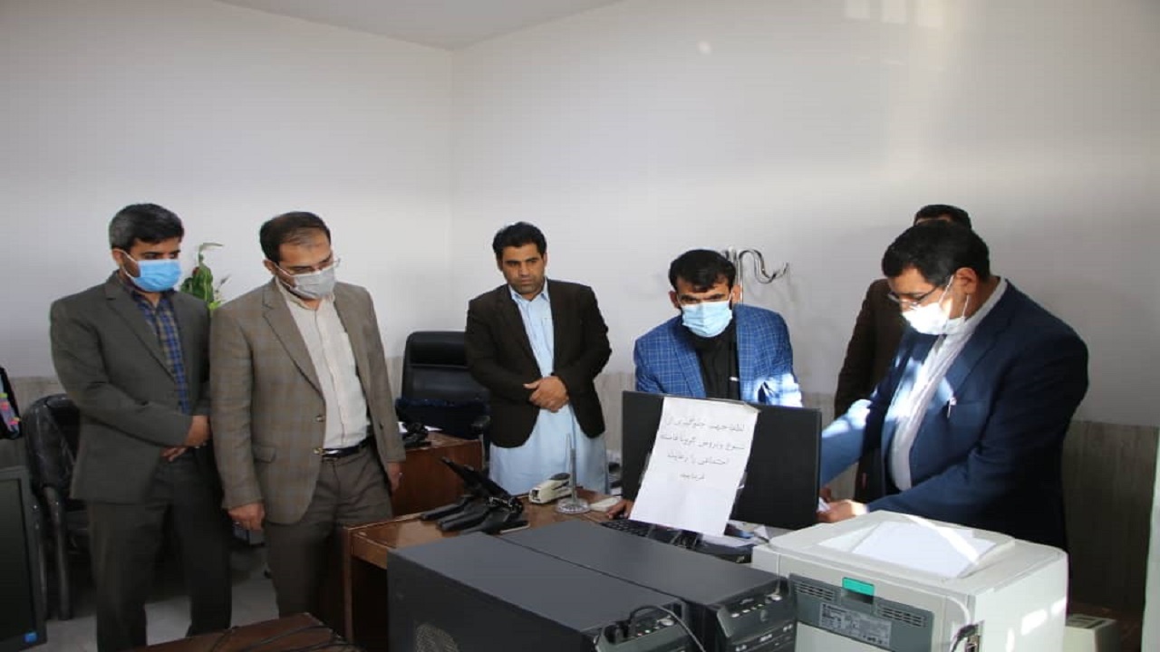 بازدید سرزده رییس دادگستری استان کرمان از مرجع قضایی ونظامی جازموریان
