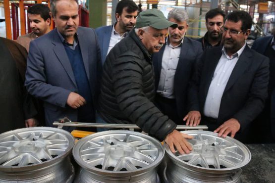 بازدید موحد رئیس کل دادگستری استان کرمان از کارخانه اروند چرخ رفسنجان