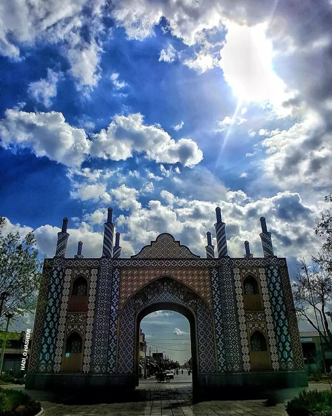 نمایی از دروازه غار تهران + تصاویر
