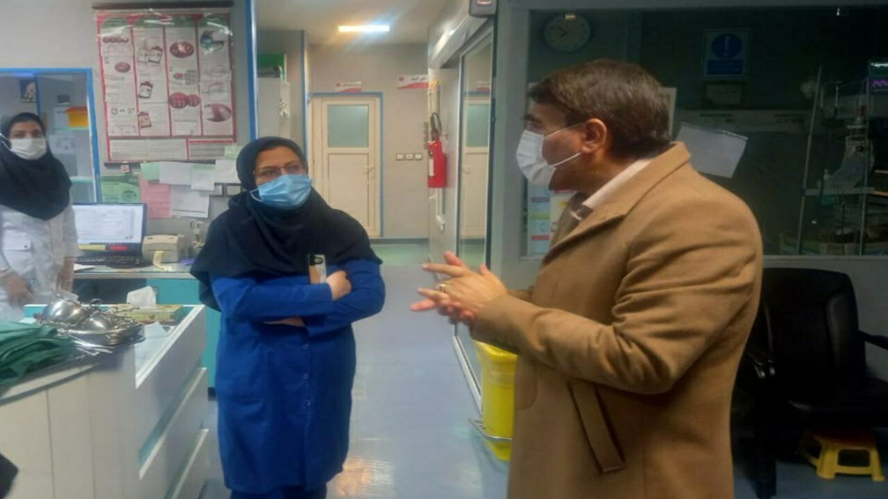 بازدید سرزده سرپرست دانشگاه علوم پزشکی قم از بیمارستان کودکان