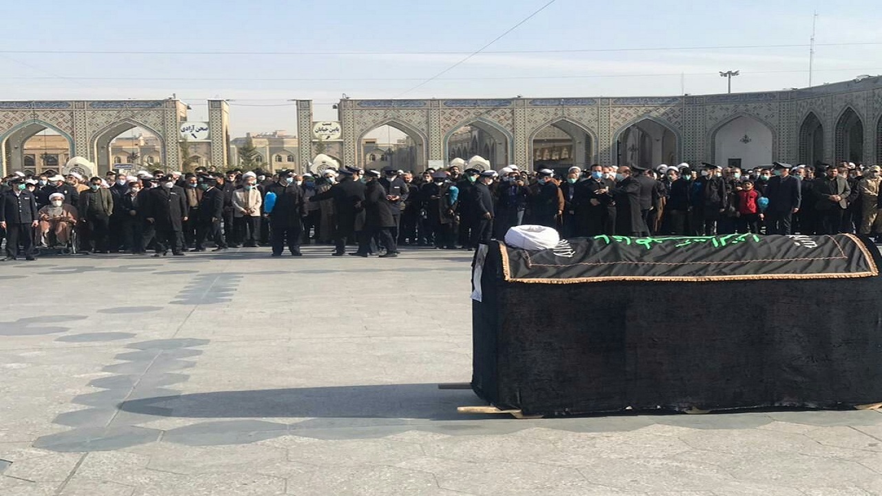 تشییع پیکر آیت الله گرایلی در مشهد