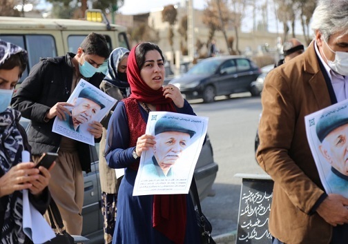 'گزارش تصویری از خاکسپاری زنده&zwnj;یاد علی اشرف نوبتی(پرتو کرمانشاهی)