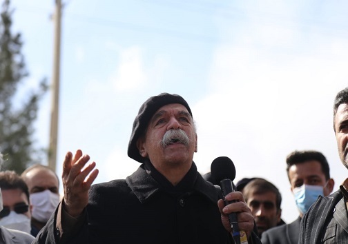 'گزارش تصویری از خاکسپاری زنده&zwnj;یاد علی اشرف نوبتی(پرتو کرمانشاهی)