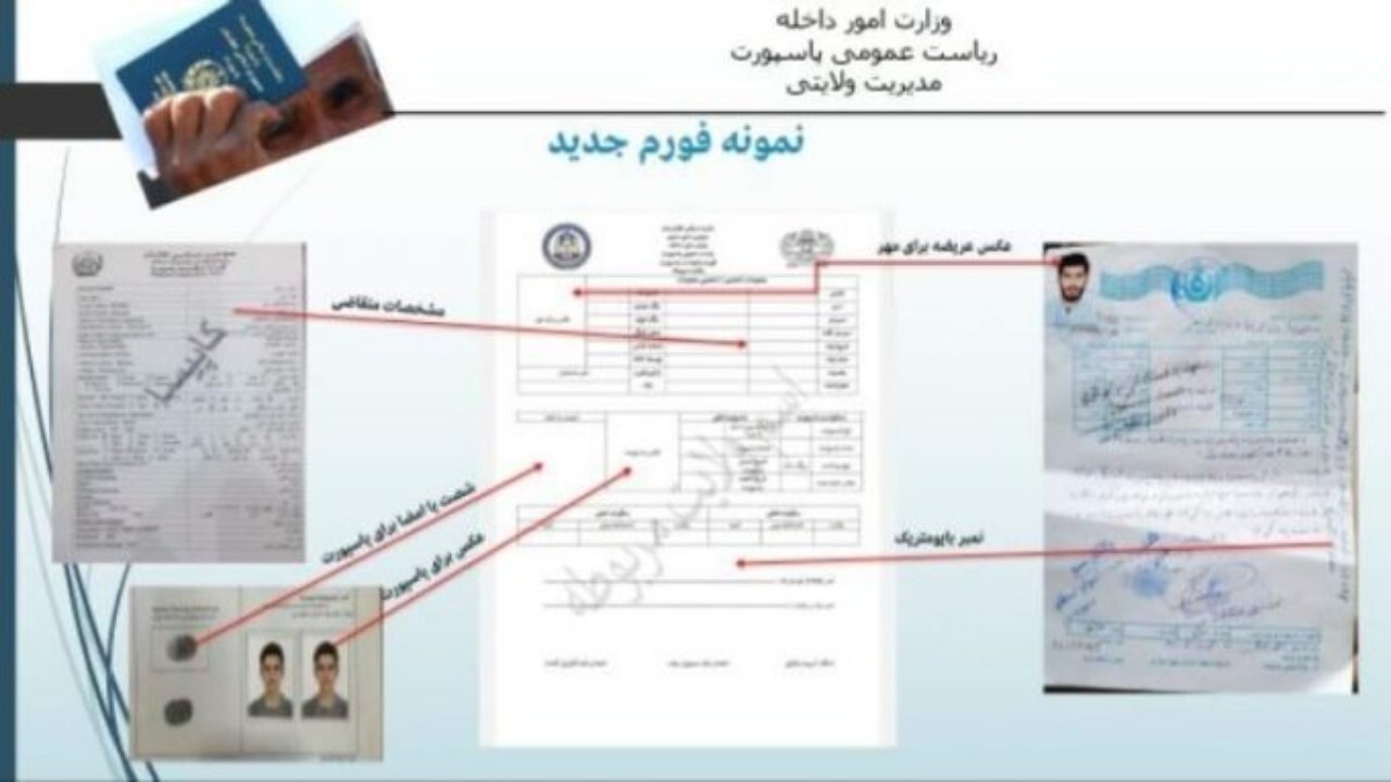 فرم‌های جدید اخذ پاسپورت تنظیم شد