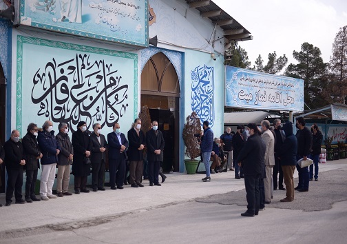حضور اهالی فرهنگ و هنر در مراسم خاکسپاری &laquo;پرتو کرمانشاهی&raquo;