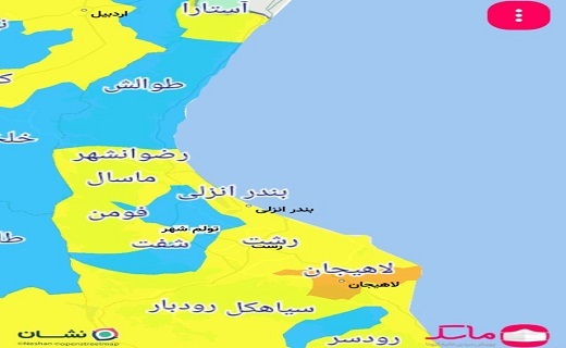 رنگ بندی کرونایی گیلان از ۸ بهمن ماه