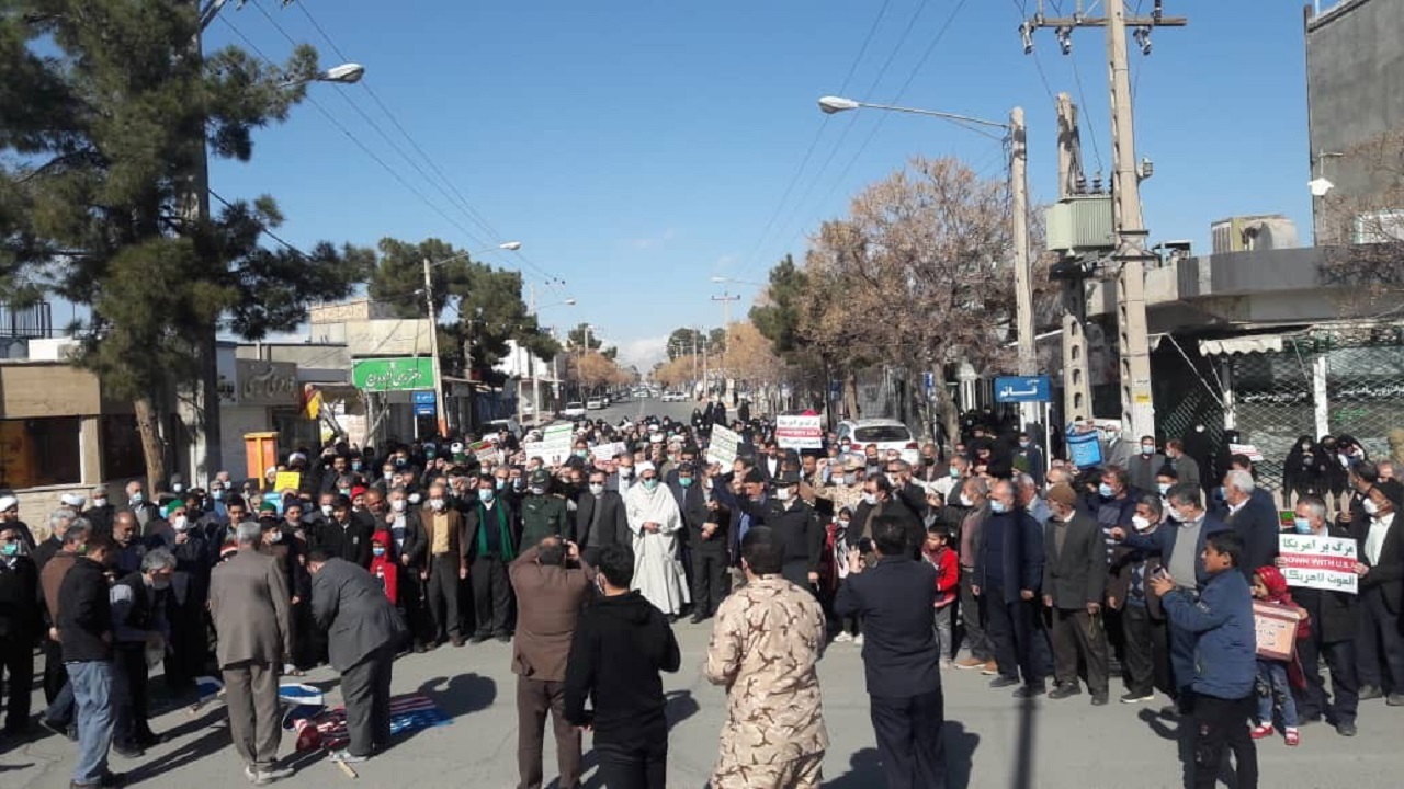 راهپیمایی نمازگزاران خراسان رضوی در حمایت از مردم مظلوم یمن
