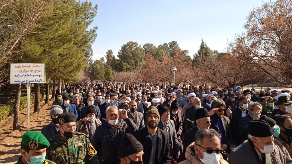 راهپیمایی نمازگزاران خراسان رضوی در حمایت از مردم مظلوم یمن