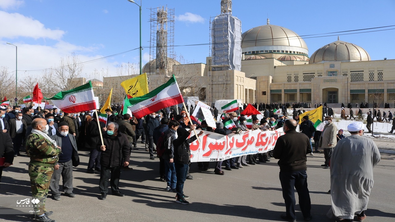 زنجانی ها در حمایت از مردم یمن راهپیمایی کردند