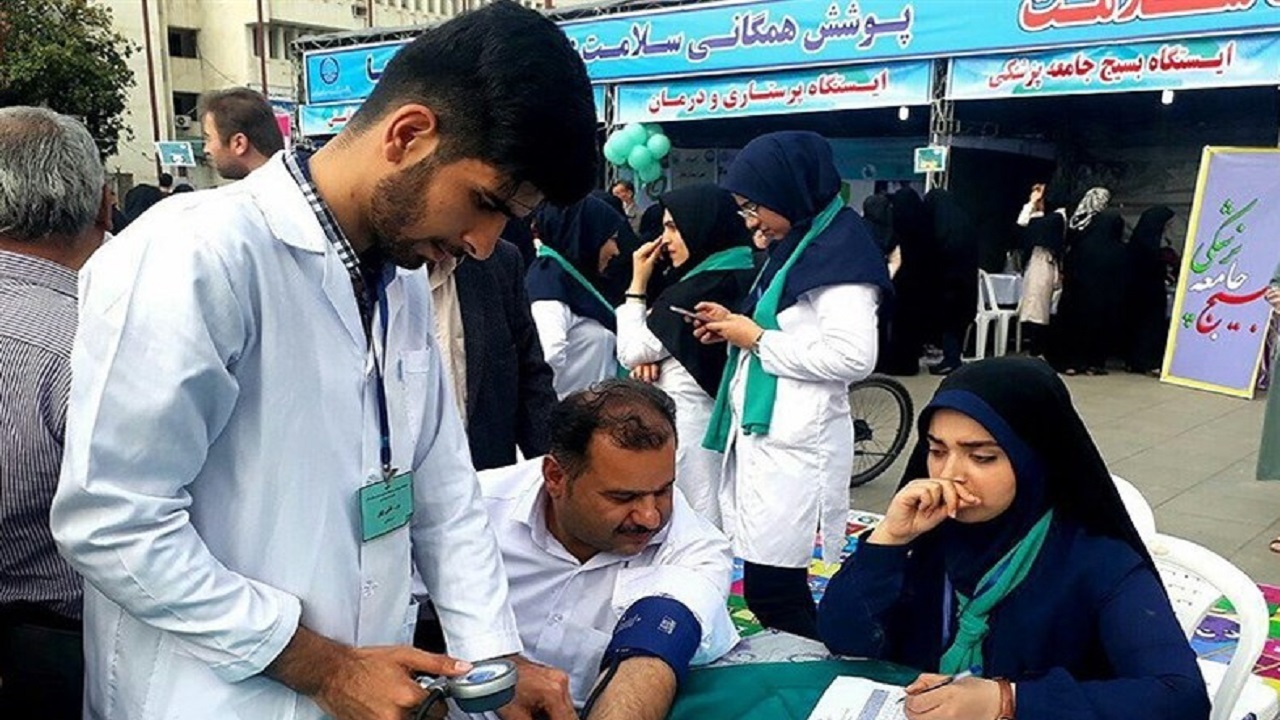 برپایی ایستگاه سلامت در مهریز