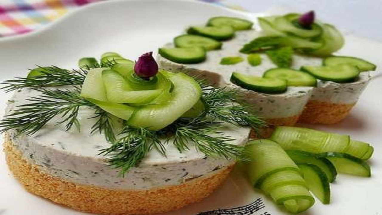 طرز تهیه چیزکیک ماست و خیار + فیلم