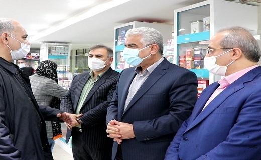 بازدید سرزده استاندار گیلان از برخی داروخانه&zwnj;های شهر رشت