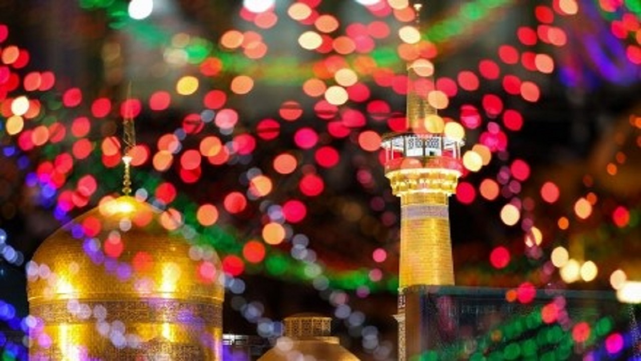 جشن مبعث نبی مکرم اسلام (ص) در حرم مطهر رضوی برگزار شد