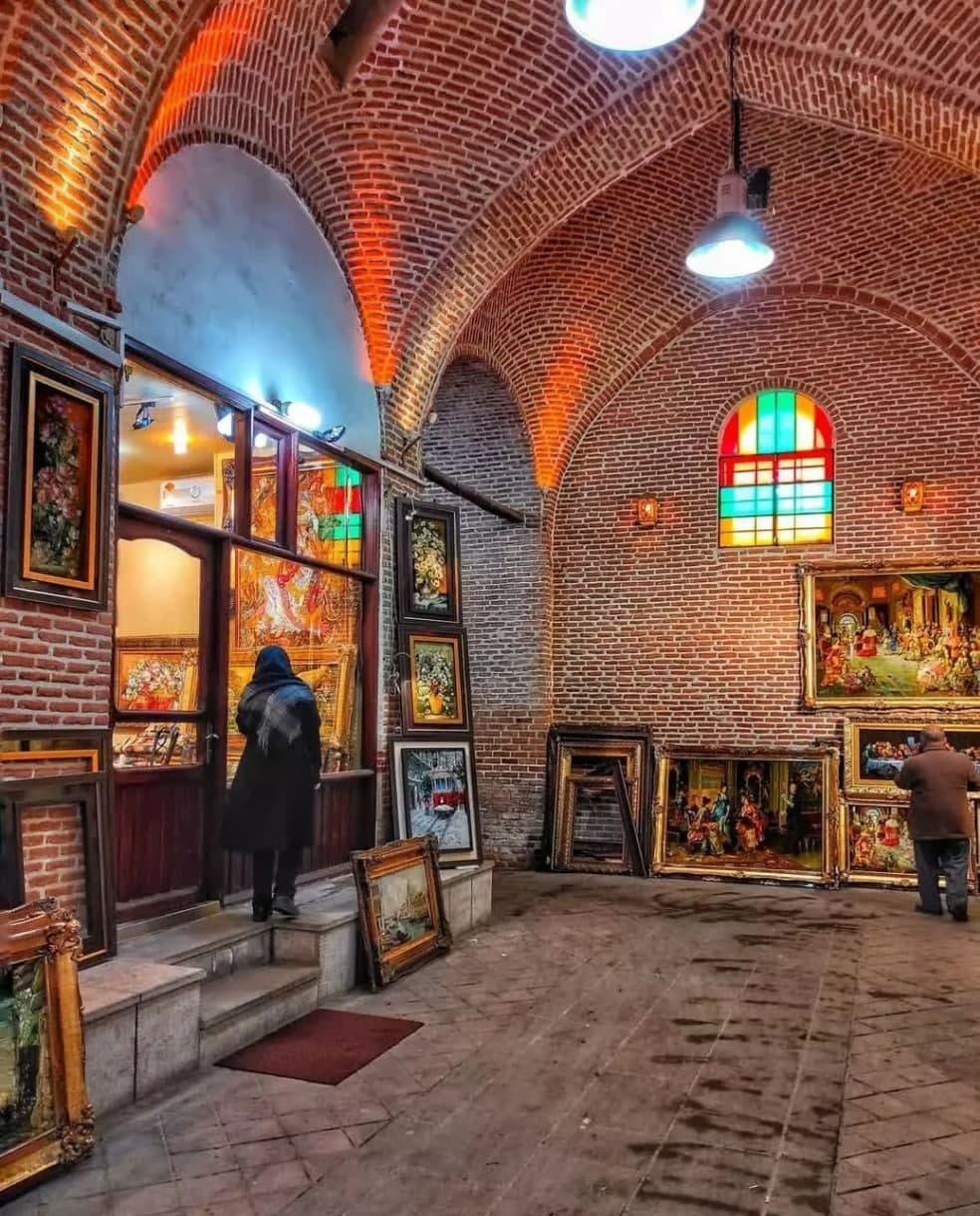 تصاویری از بزرگترین بازار سرپوشیده جهان در تبریز