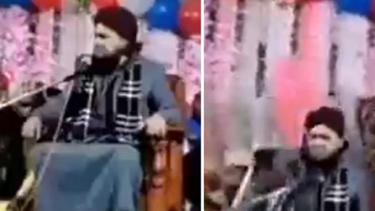 ادامه مراسم هنرمندان با وجود سقوط سکو + فیلم