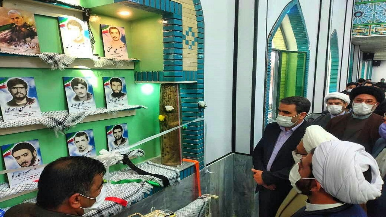 مسجد جامع و مصلای شهر آببر بازسازی شد