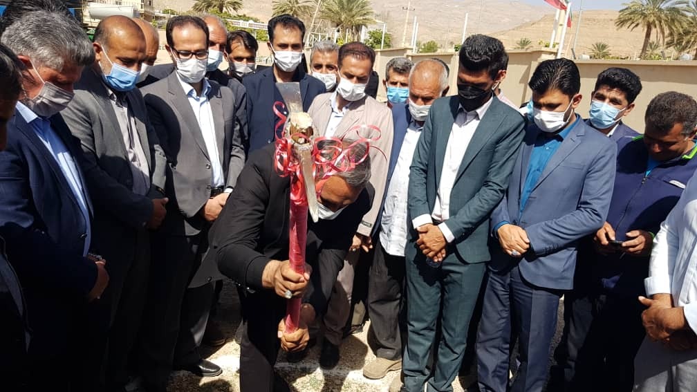 کلنگ زنی احداث ساختمان مدیریت توزیع نیروی برق خفر