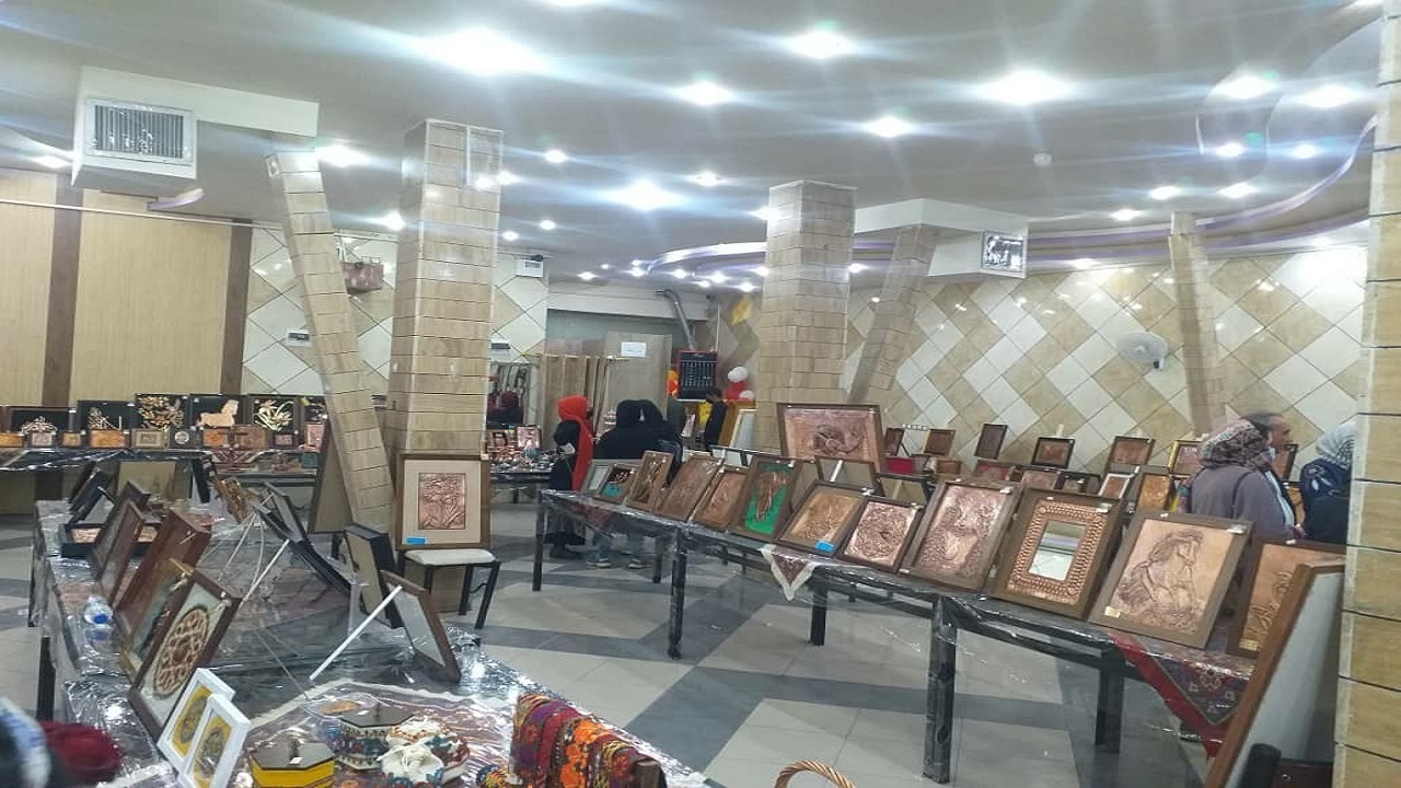 نمایش ۳۰۰ قطعه صنایع‌دستی مسی در رفسنجان
