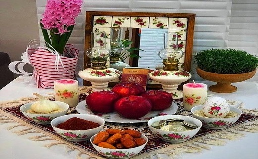 ضیافت تحویل سال در کنار یک میهمان ۲ ساله