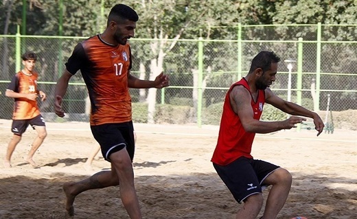 فوتبال&zwnj;ساحلی صنعت فرش&zwnj;حداد
