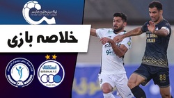 گل اول نفت مسجد سلیمان به پرسپولیس + فیلم