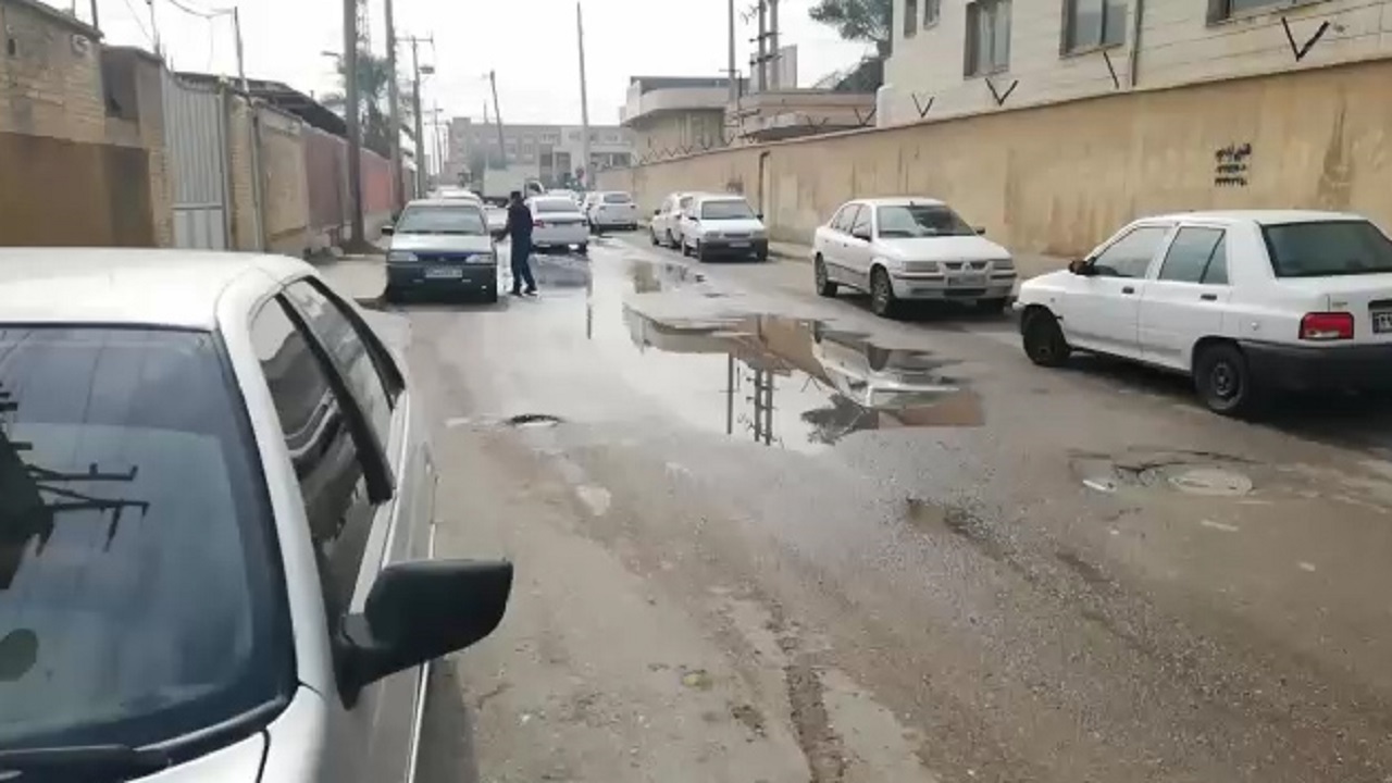 حل مشکل فاضلاب خیابان ۱۰ متری مقیمی زاده شهر اهواز