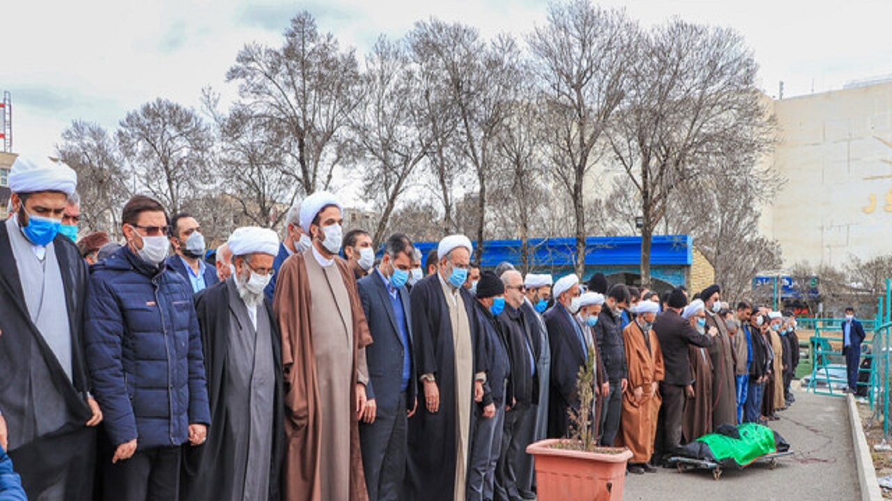 پیکر امام جمعه موقت زنجان تشییع شد