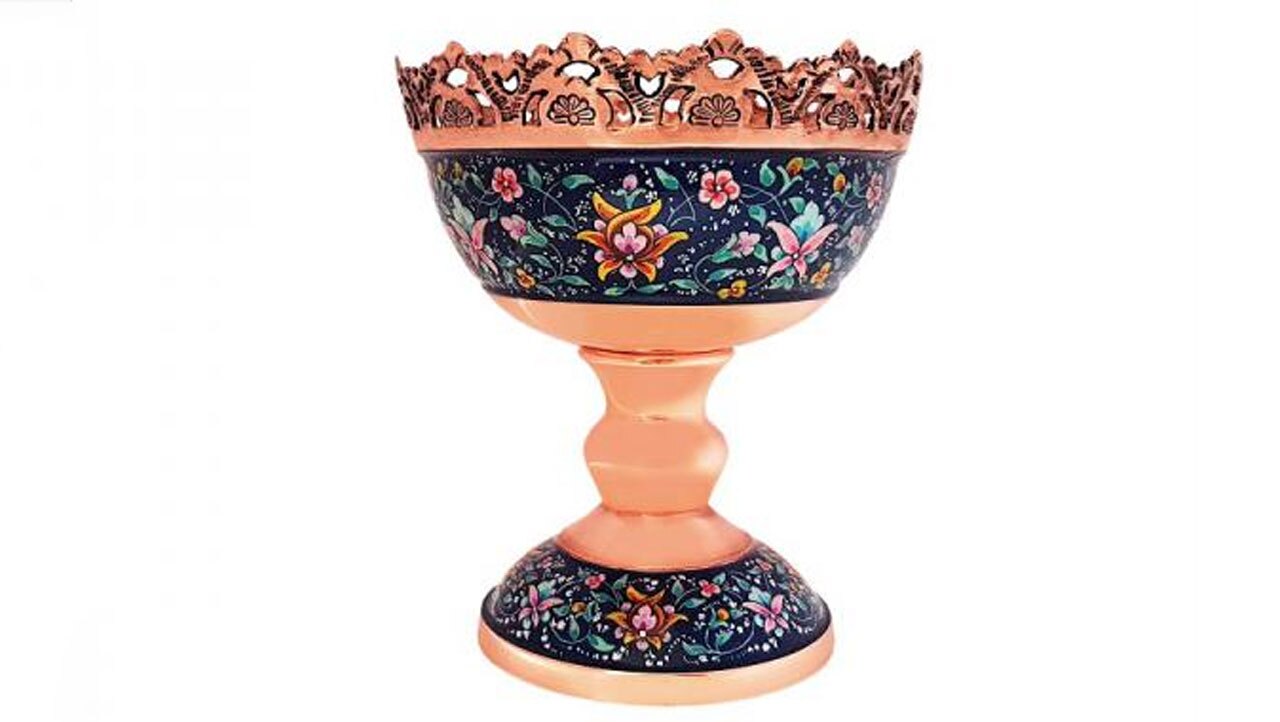 آموزش مینا کاری روی ظروف مسی + فیلم