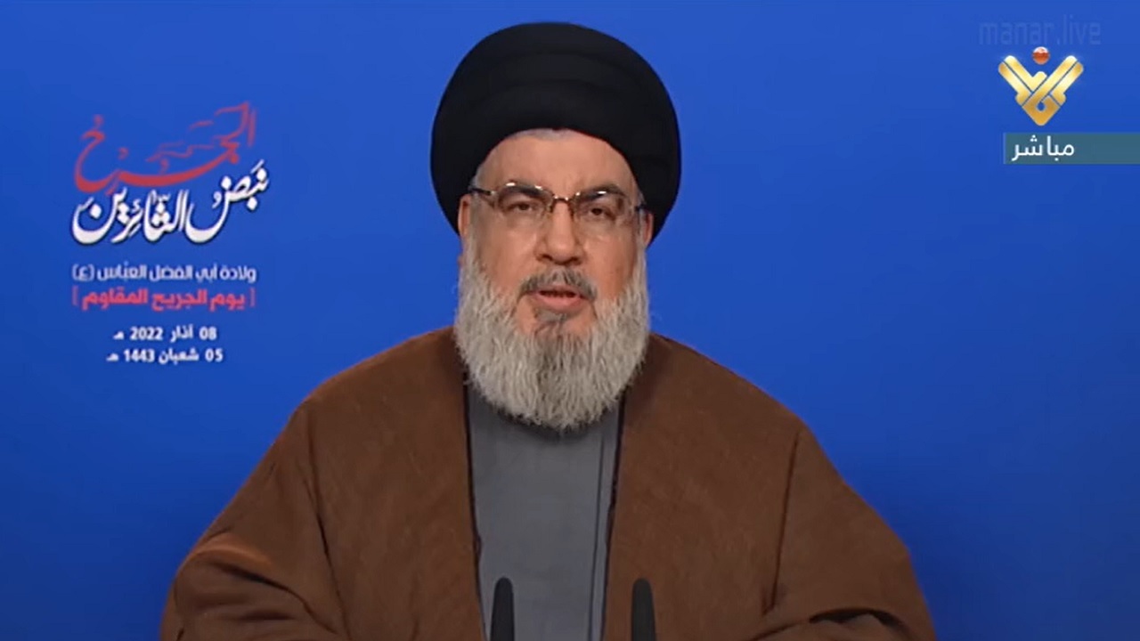دبیرکل حزب‌الله: اعتماد به آمریکا حماقت است