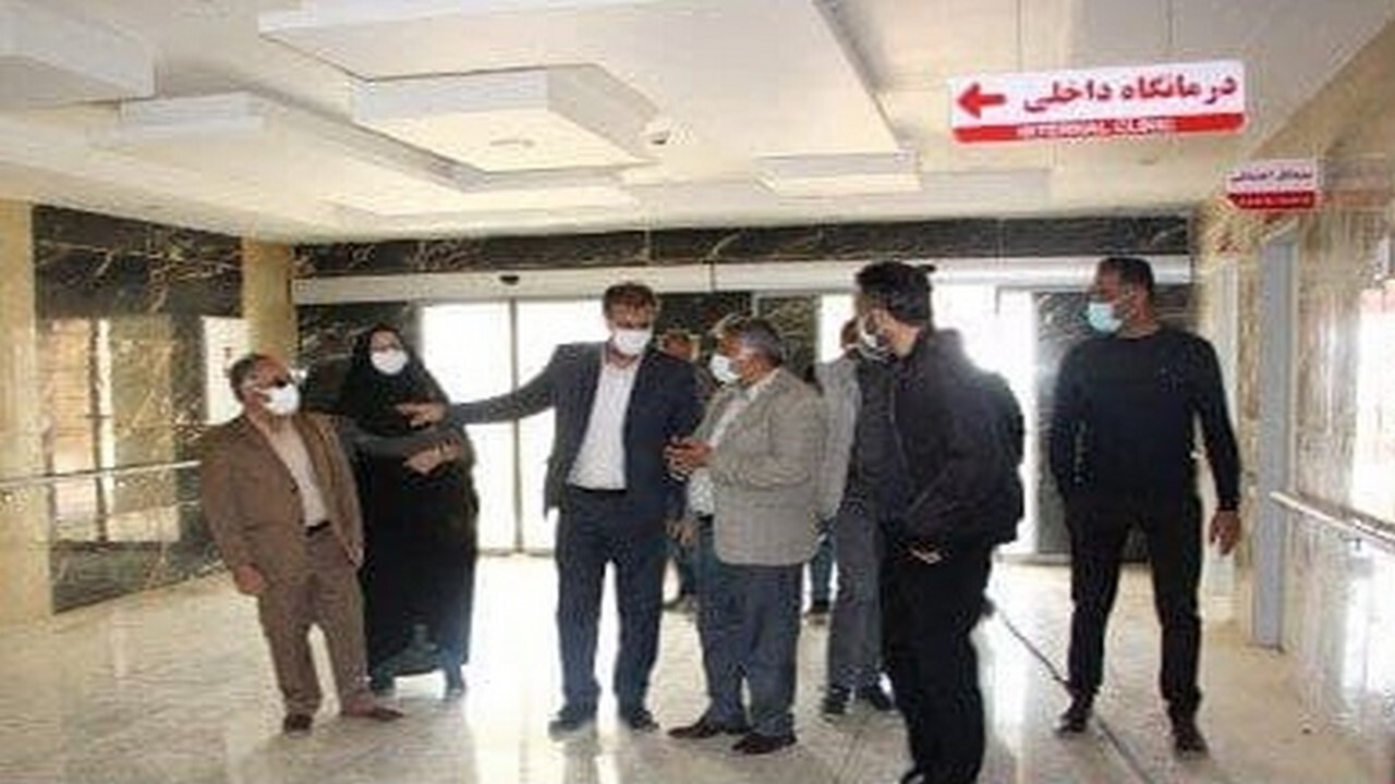 بازدید سرپرست دانشگاه علوم پزشکی ایلام از بیمارستان ۳۷۶ تختخوابی رازی