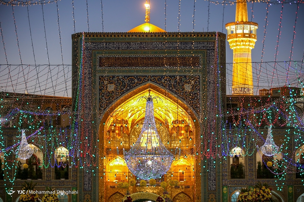 تاریخچه روشنایی حرم امام رضا