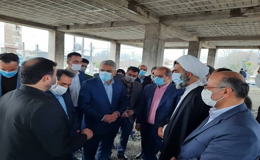  بازدید از پروژه در دست ساخت مرکز جامع سلامت شبانه روزی چابکسر