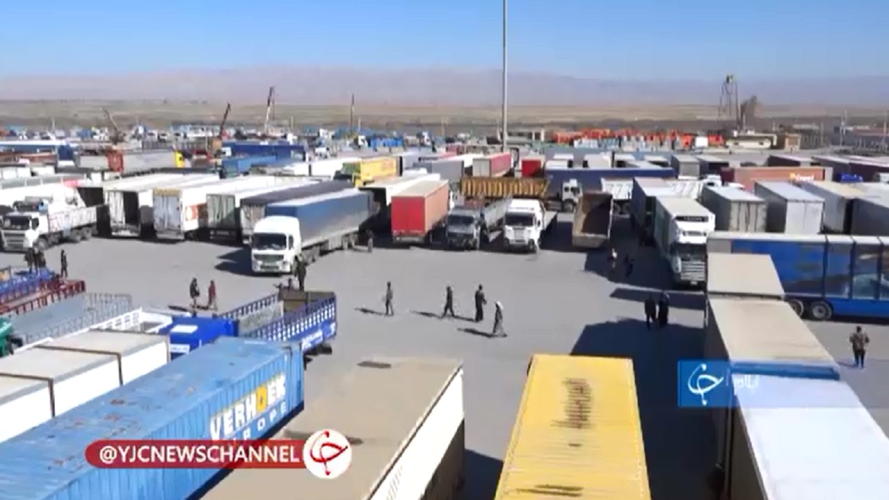 مرز بین المللی مهران دروازه‌ مهم تجاری در غرب کشور است +فیلم