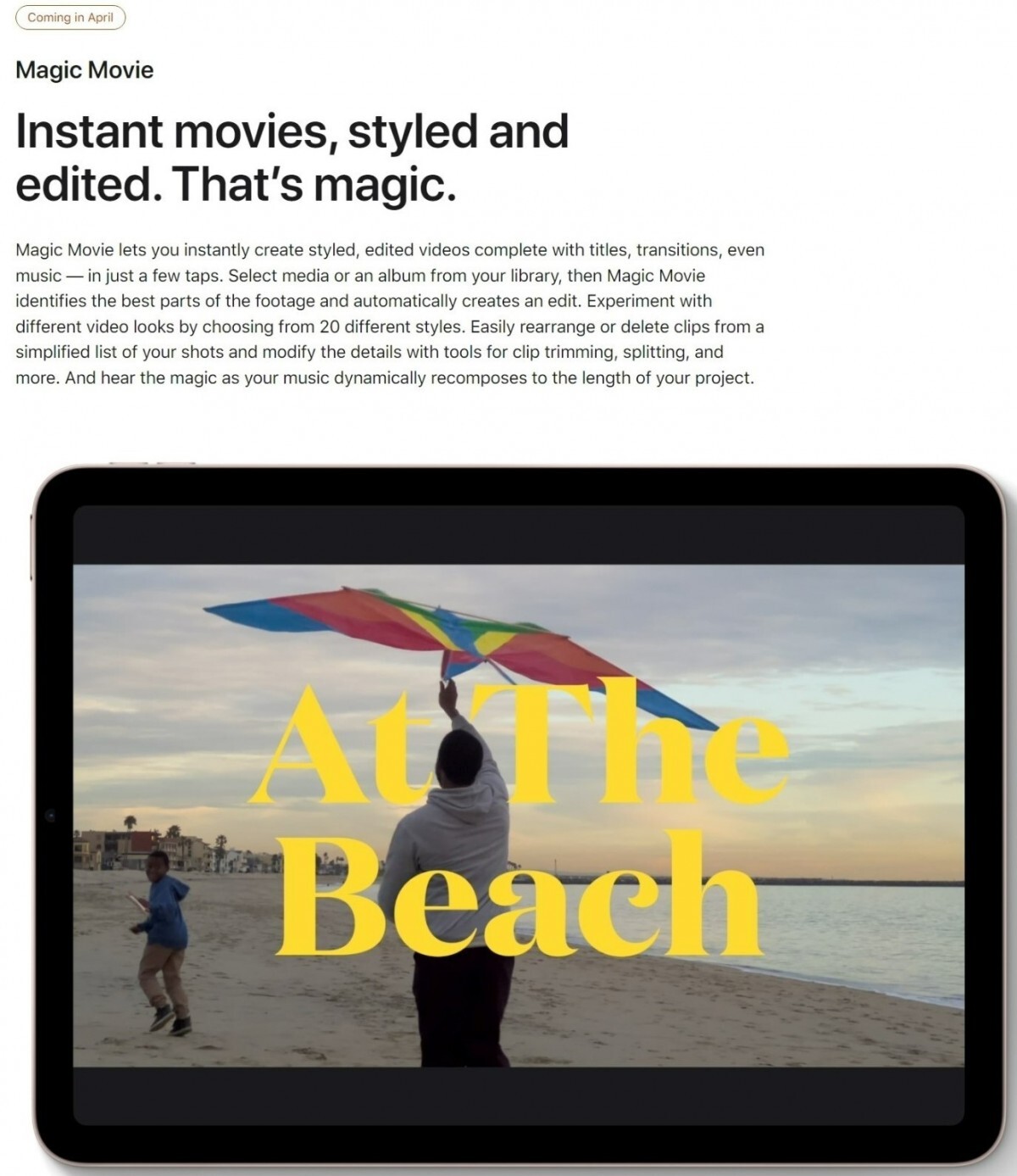 ویژگی&zwnj;های جدید اپلیکیشن iMovie 